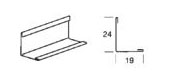 Угловой пристенный молдинг устойчивый к коррозии ВРТ 1924 LB